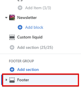 Footer (Adding)