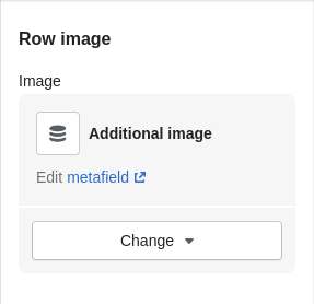 Images row (Block row image)