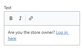 Password footer (general)