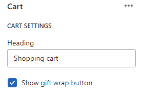 Cart template (general)