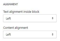 Slideshow (Block Vimeo/Youtube Video. Alignment)