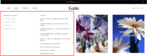 Header (Block Mega menu. General. Menu type – tabs)