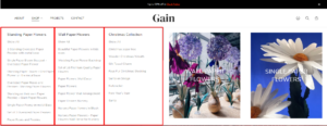 Header (Block Mega menu. General. Menu type – list)