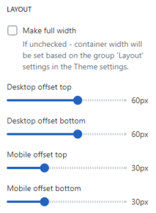 List collections (Layout)