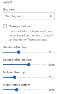 Collection template (Layout)