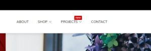 Header (Block Mega menu half to half. General. Badge text)
