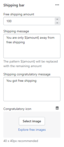 Cart drawer (Block shipping)