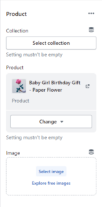 Best sellers (Blocks settings)