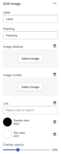 Grid images (Block grid image)