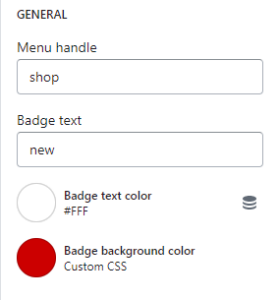 Header (Block Mega menu row menus. General)