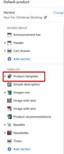 Product template (Adding)