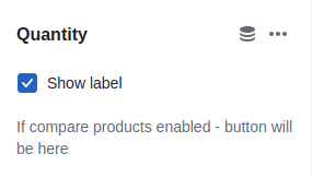 Featured product / product template (Block Quantity settings)