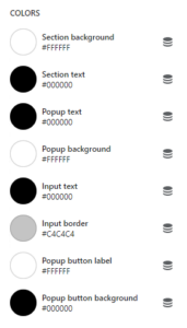 Password header (colors)