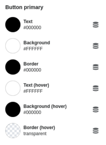 Colors settings (Button primary)