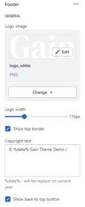 Footer (general)