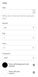 Banner (block countdown timer. timer)