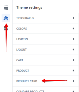 Product Card Snippet (settings path)
