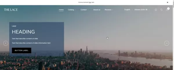 Header (General. Enable transparent header)