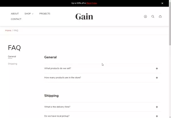 FAQ template (preview)