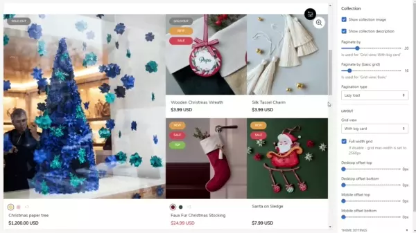 Collection template (Layout. Grid view))