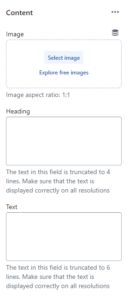 Swipe (Blocks settings)
