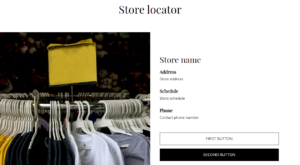 Pages. Store locator 2