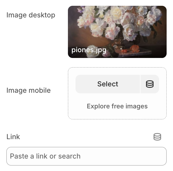 Masonry gallery block settings