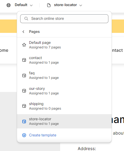 store locator