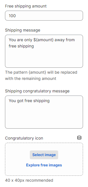 Block shipping bar
