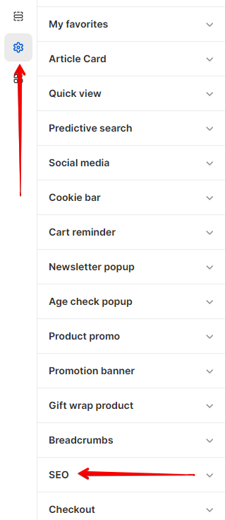 theme settings