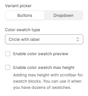 Block Options