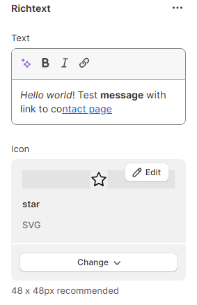 General Block Richtext