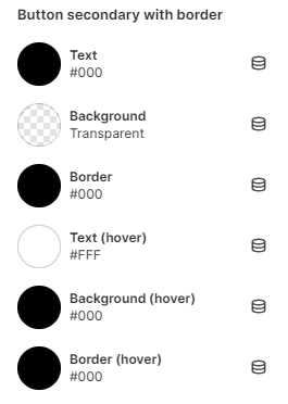 secondary with border