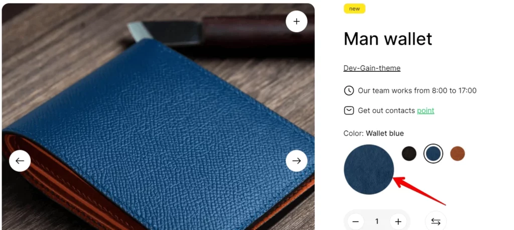 Enable color swatch preview