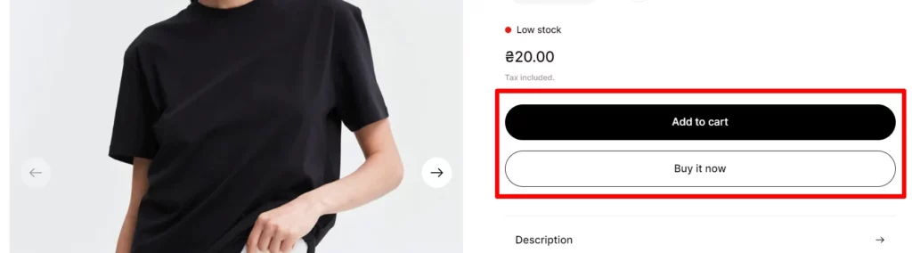 Block Add to cart