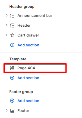 Adding a Section 404