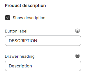 Product description