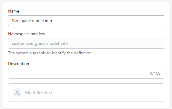 multiline text