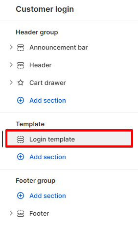 Adding a Section