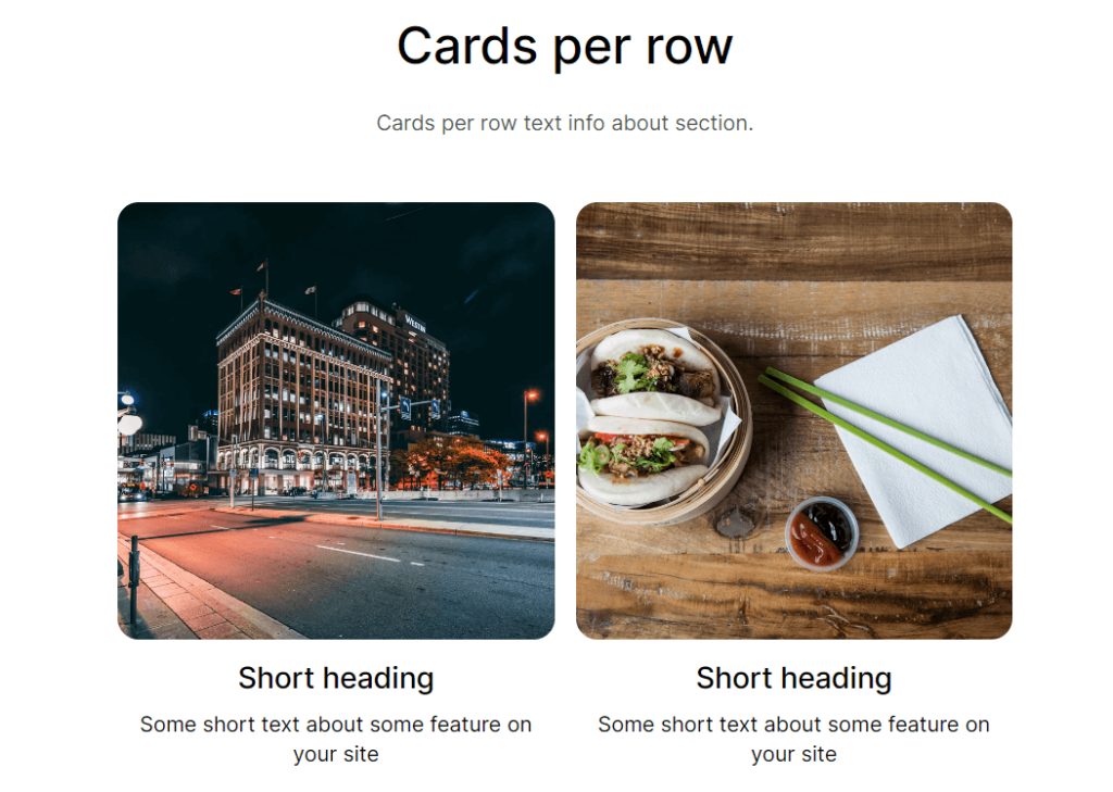 cards grid 4