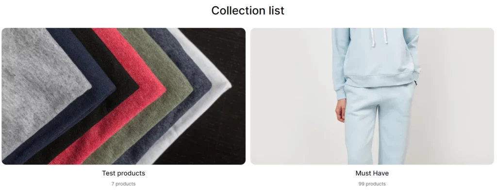 collection list 3
