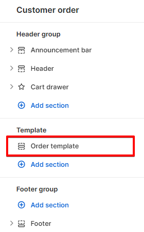 Adding a Section
