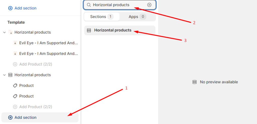 adding section