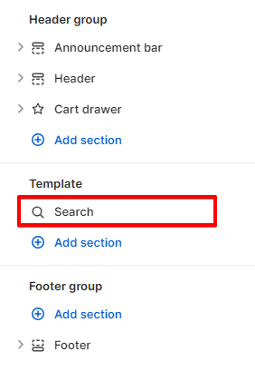 section adding