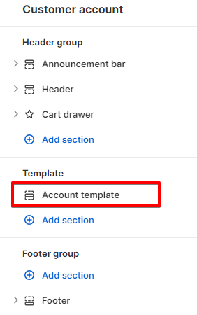 Adding a Section