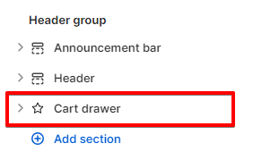 Adding a Section
