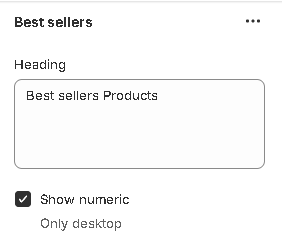general settings