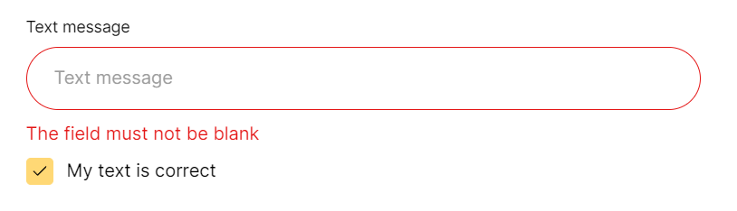 required text