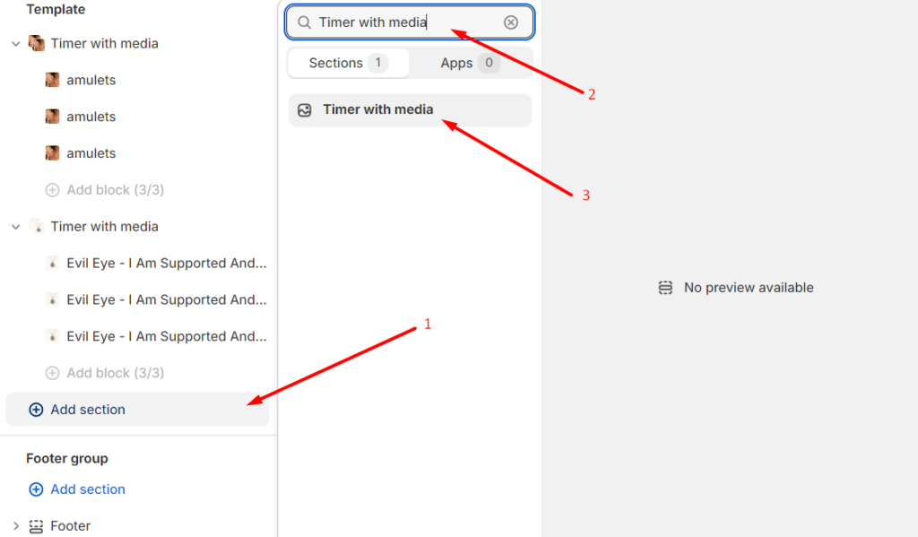 adding section