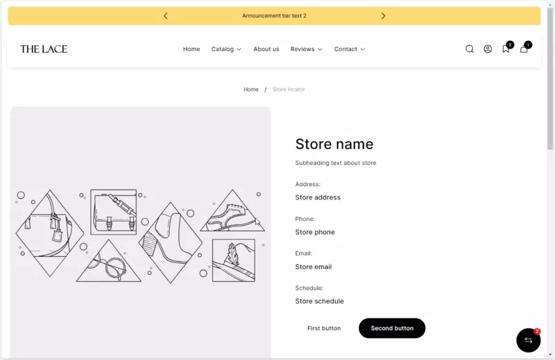 store locator view